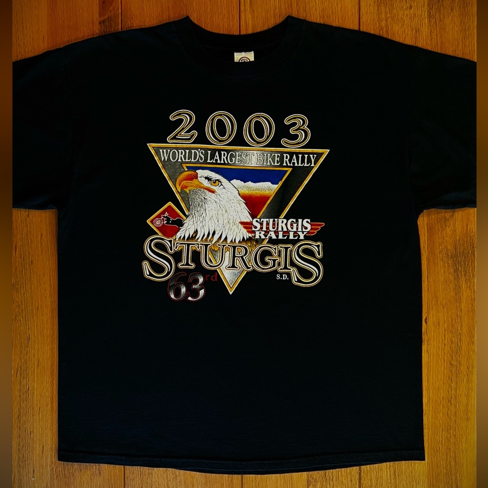 Delta Pro Weight 2003 63rd Sturgis
Motorcycle Rally Graphic T-Shirt